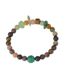 Tourmaline Rondelle Gemstone Bracelet