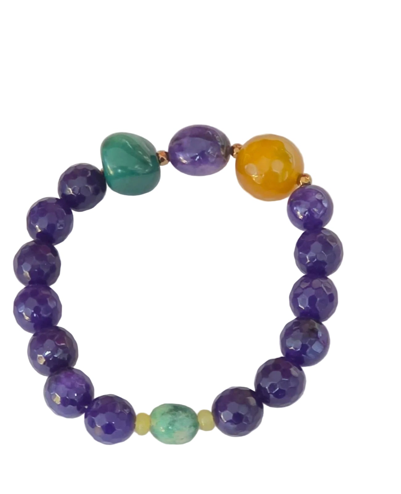 Aventurine & Agate Collector's Gemstone Bracelet