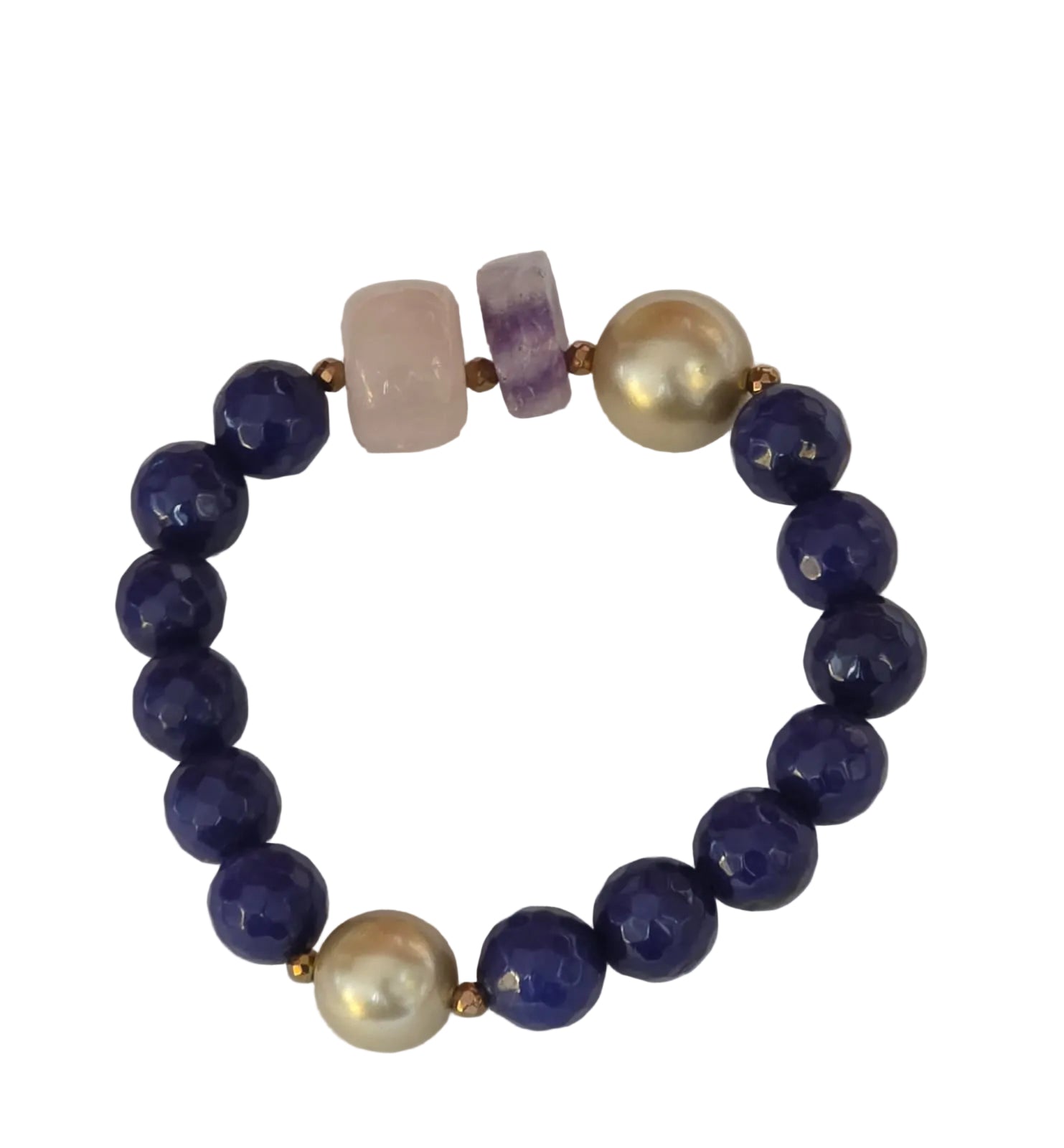 Jade & Agate Statement Gemstone Bracelet