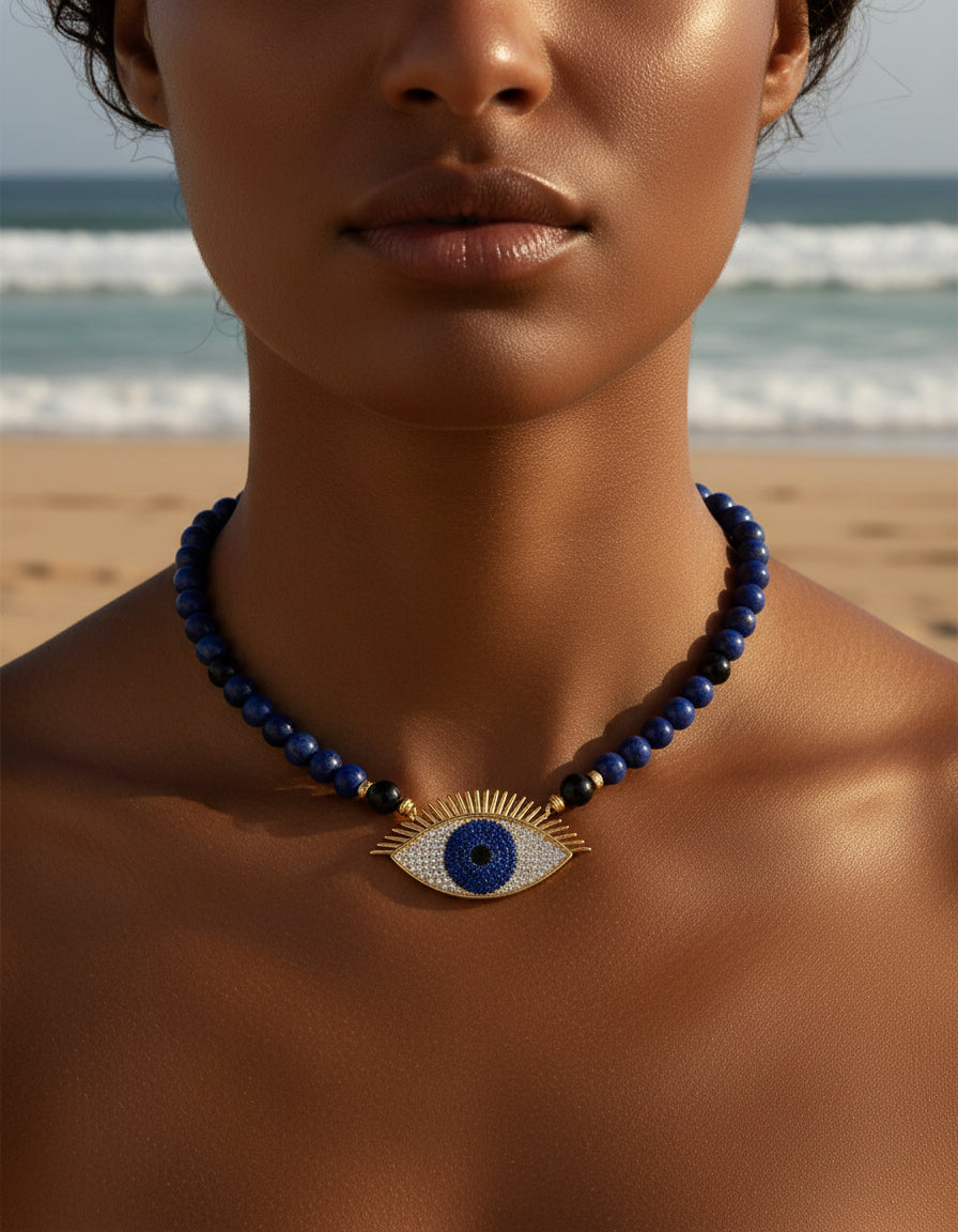 The Atlas Amulet Strand Necklace