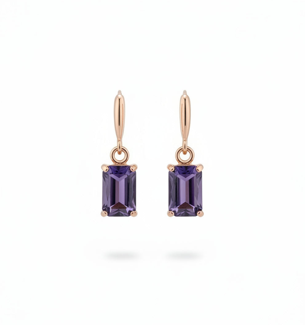 Eternal Harmony Earrings Purpa Rose-Gold