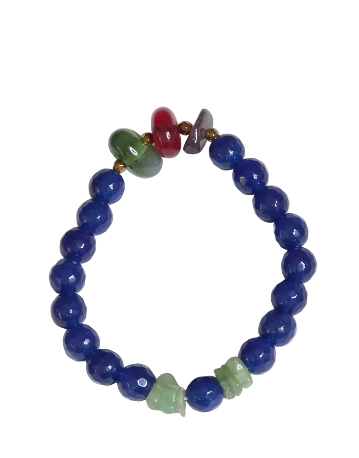 Multi-Tone Gemstone Bracelet
