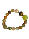 Agate Autumn Tones Gemstone Bracelet