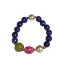 Purple & Pink Gemstone Bracelet