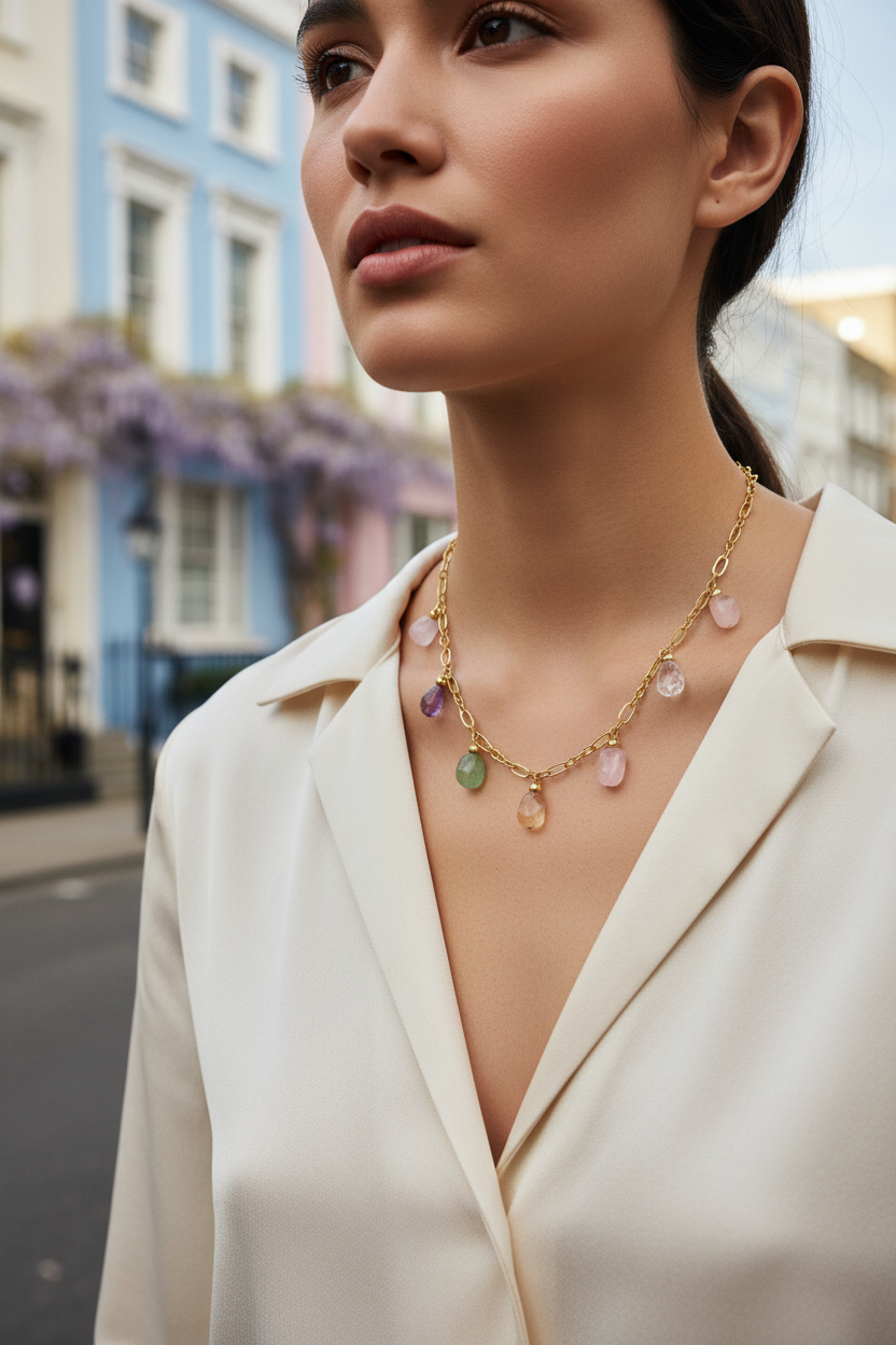 Pierres Précieuses Charm Necklace