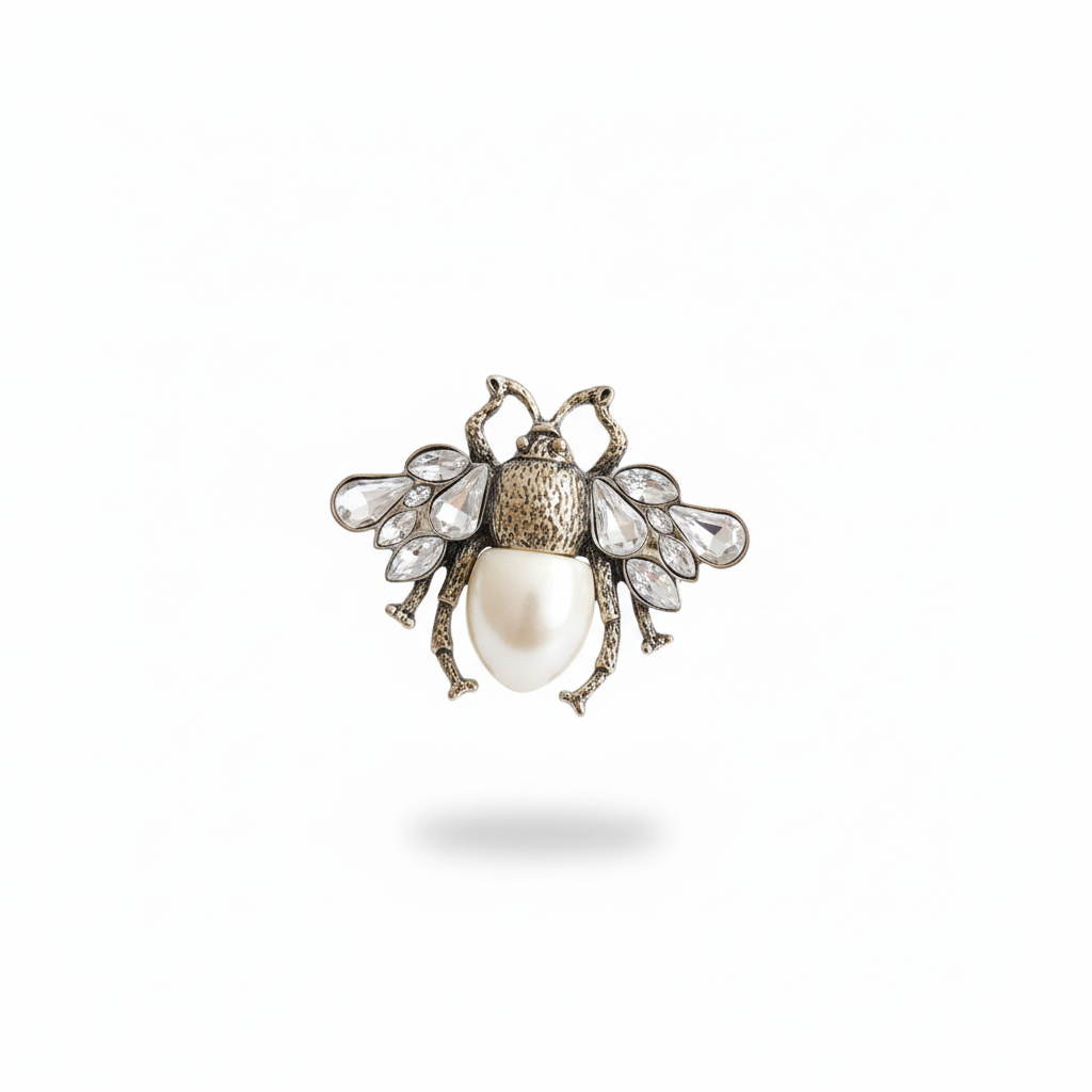 Abeille Royale Silver Bee Brooch